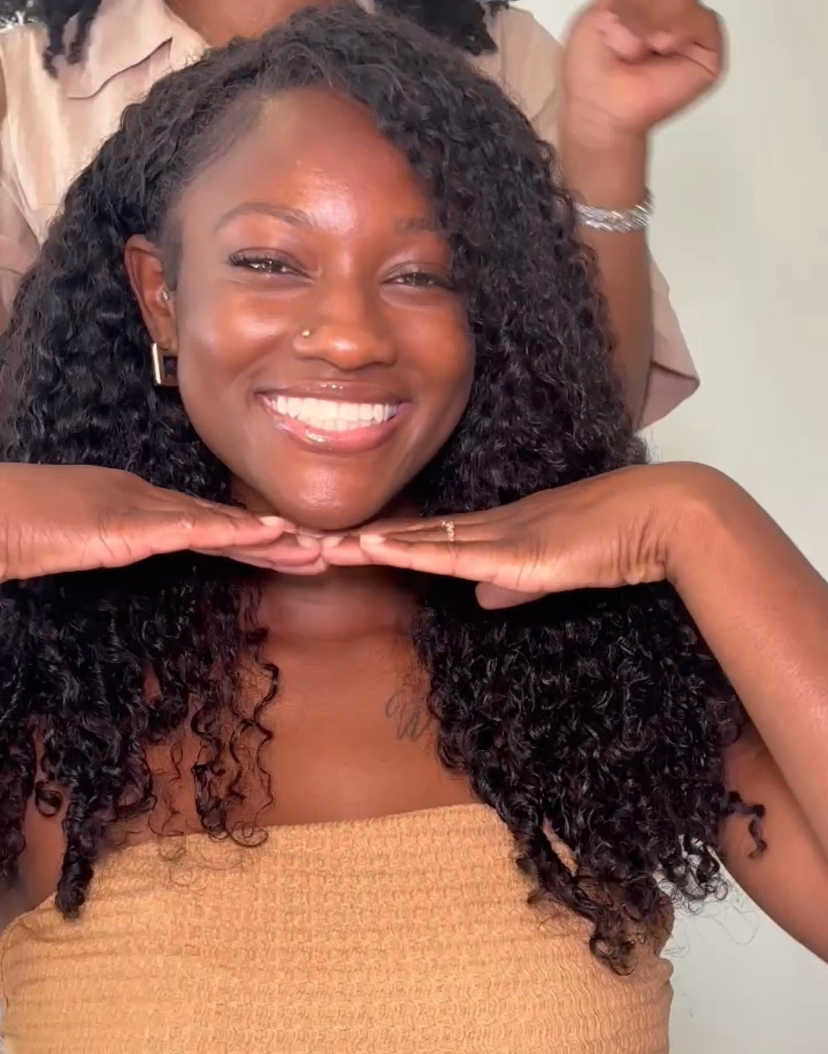 Bali Unit – Loose Curl (Flipover-Half Wig)